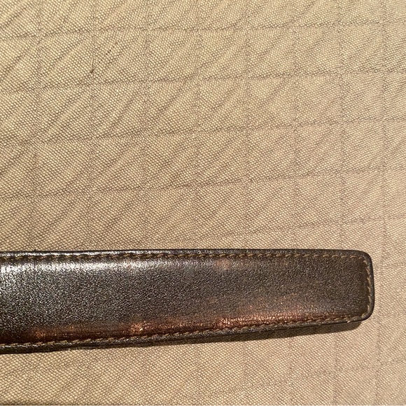 Vintage Authentic Gucci Reversible Leather Belt - Picture 6 of 10
